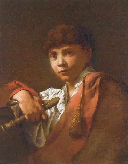 Maggiotto, Domenico Boy with Flute oil painting image